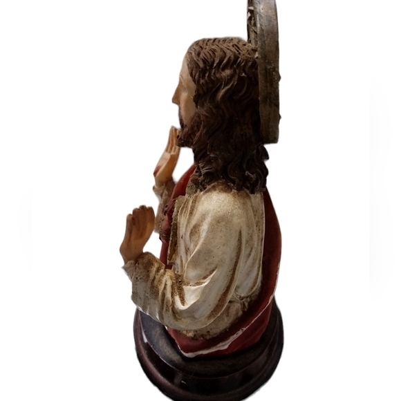 Sacred Heart Of Jesus Vintage Figurine‎ - Picture 11 of 11
